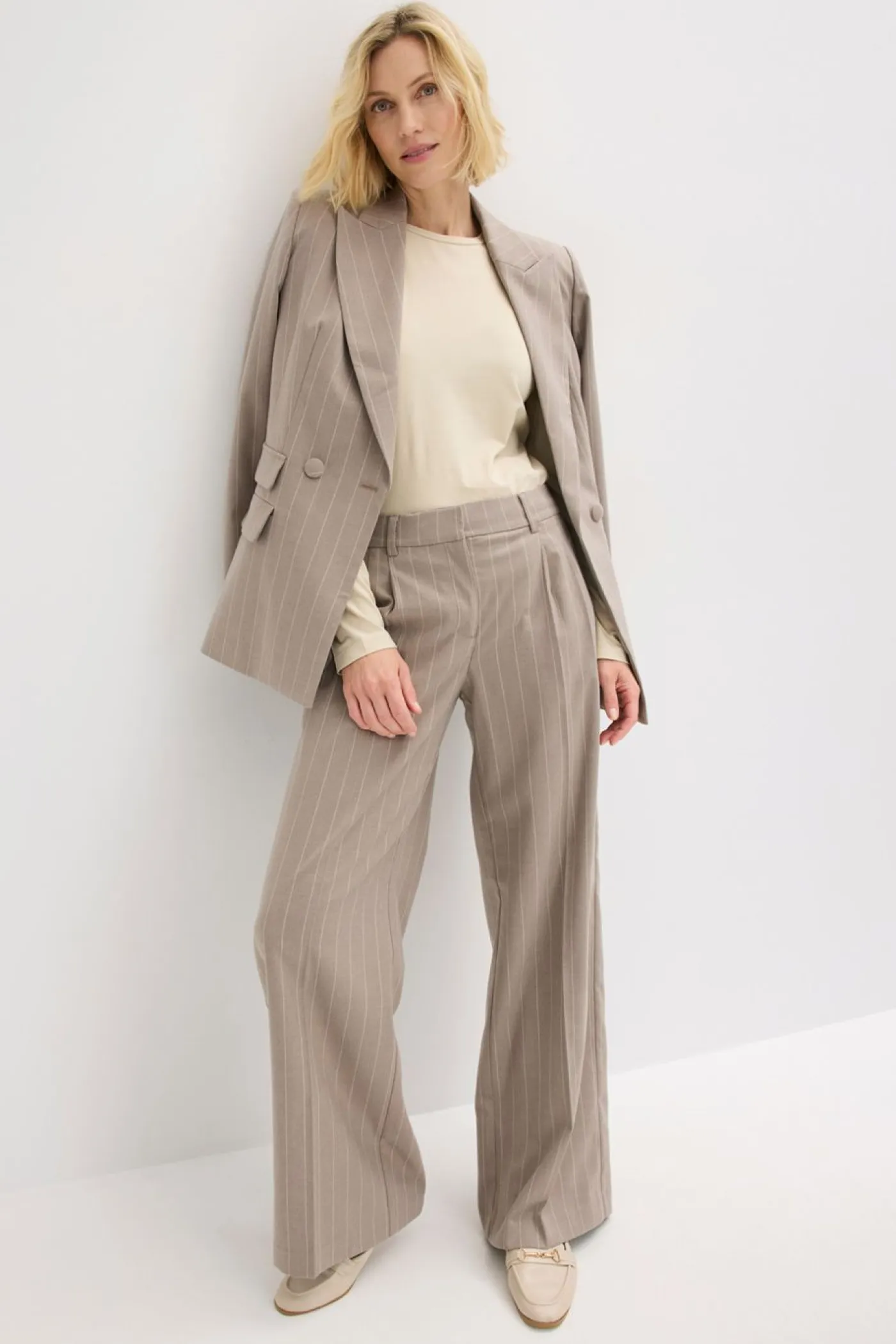 Outlet Pantalón Marlene de raya diplomática Mujer Pantalones