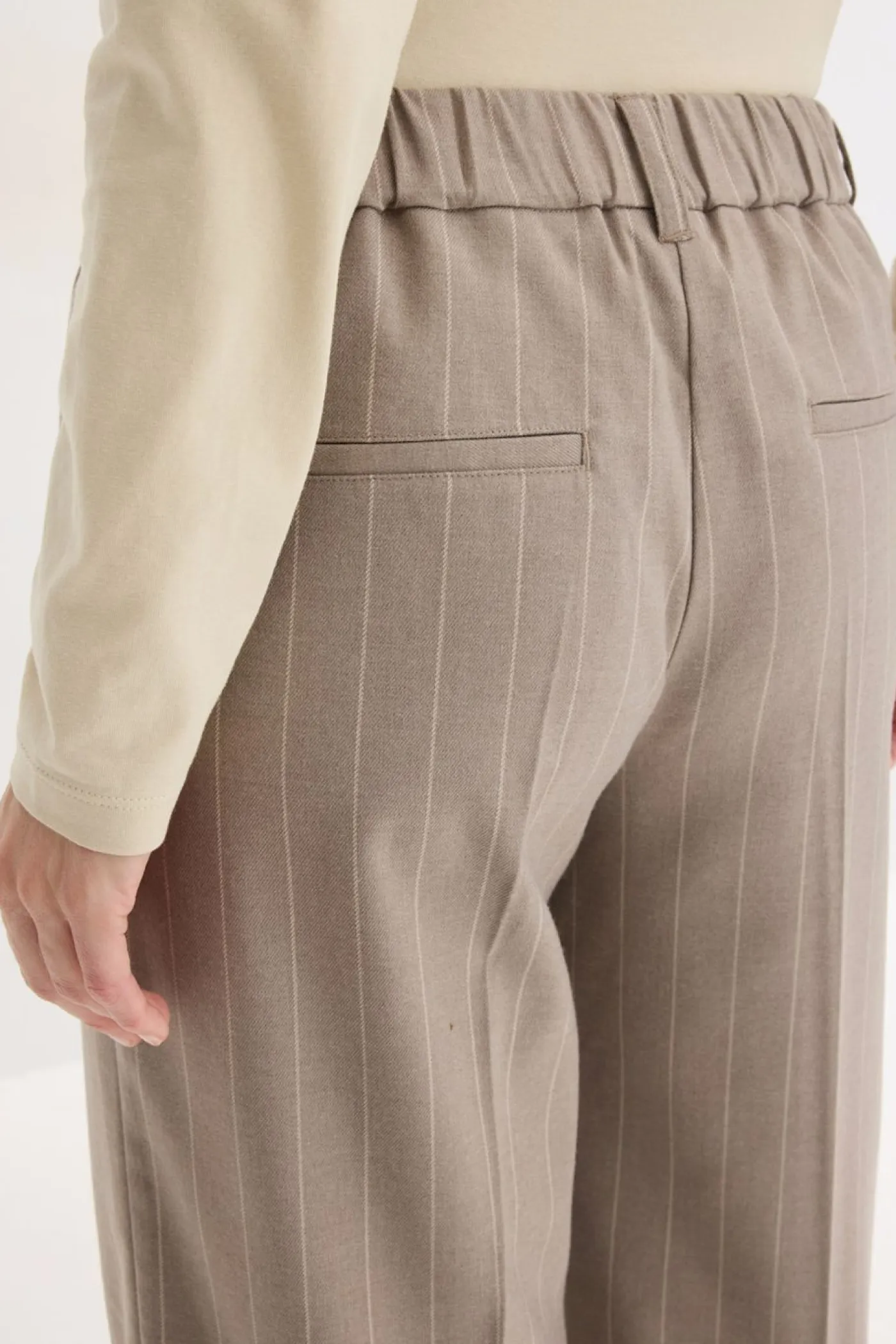 Outlet Pantalón Marlene de raya diplomática Mujer Pantalones