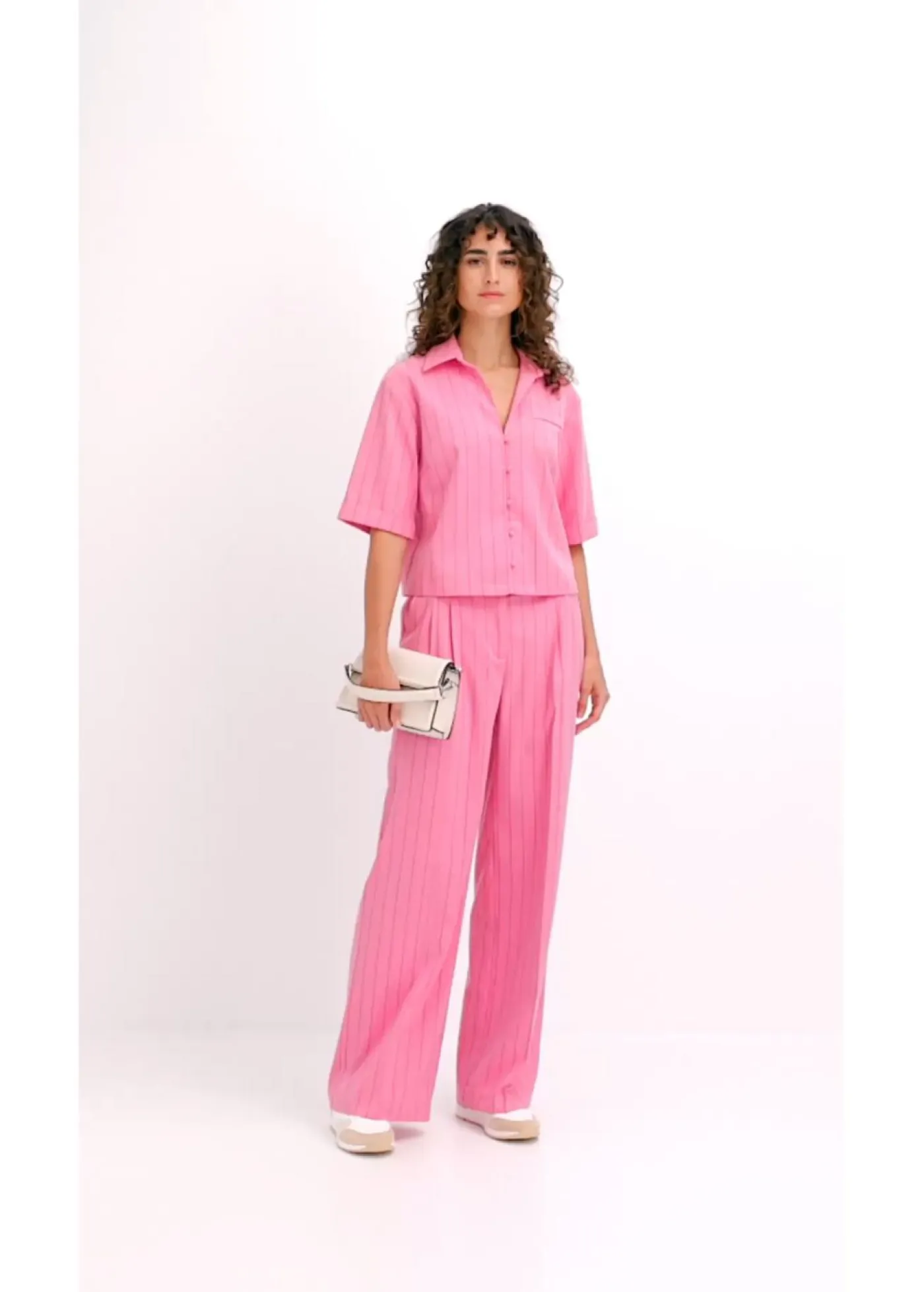 Clearance Pantalón Marlene de raya diplomática Mujer Pantalones