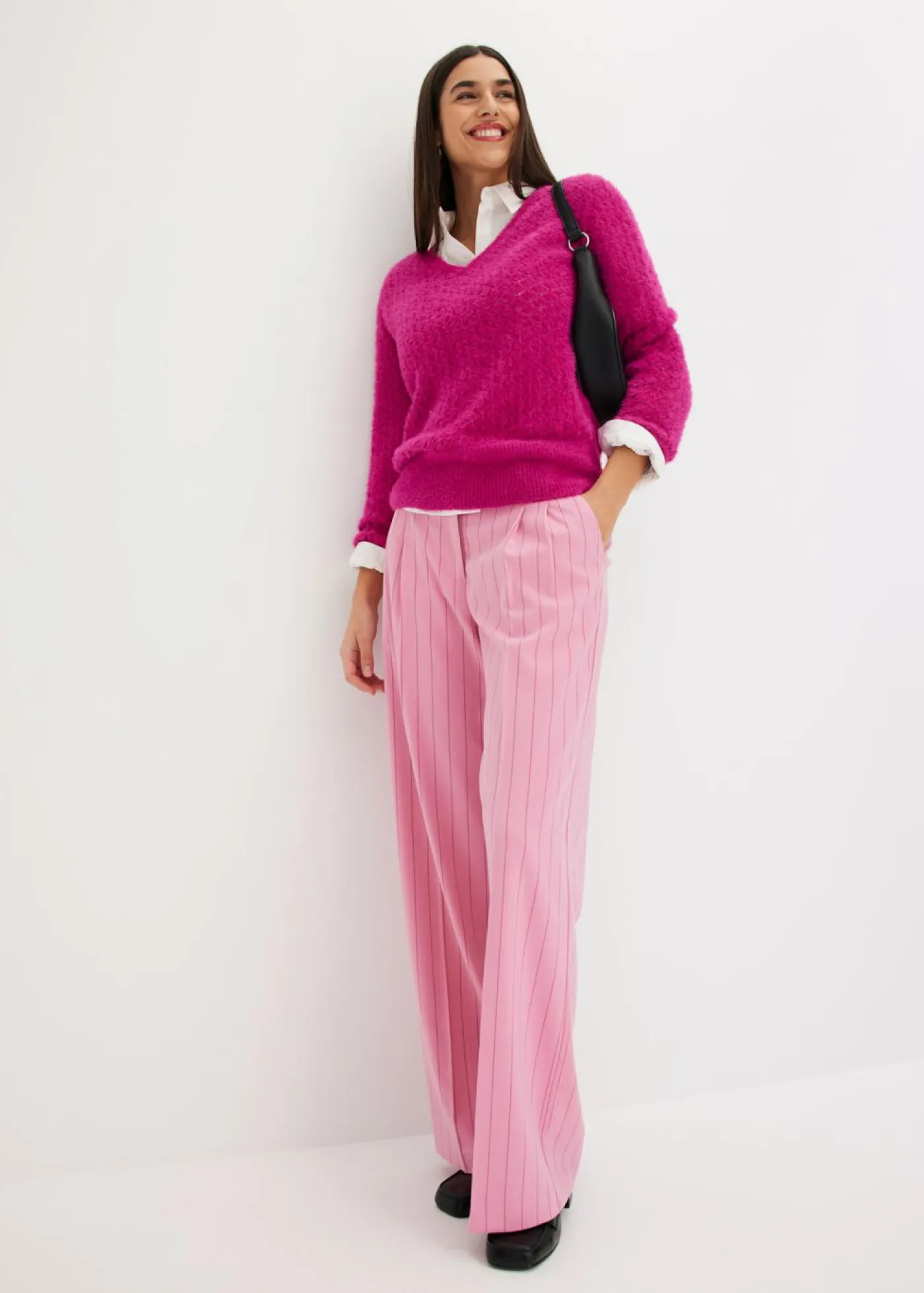 Clearance Pantalón Marlene de raya diplomática Mujer Pantalones
