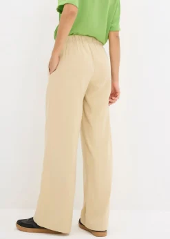 Online Pantalón Marlene de viscosa fluida Mujer Pantalones