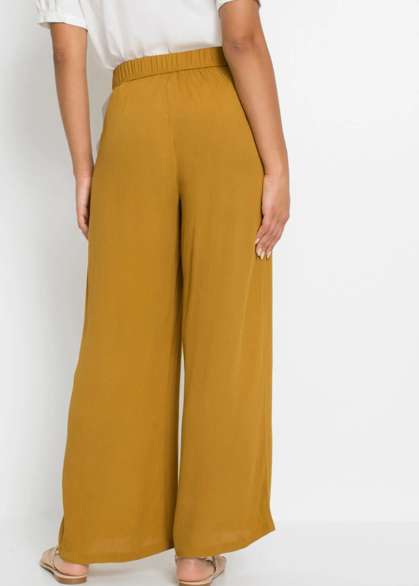 Online Pantalón Marlene de viscosa fluida Mujer Pantalones|Novedades