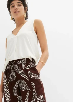 Outlet Pantalón Marlene de viscosa Mujer Pantalones