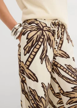 Discount Pantalón Marlene de viscosa fluida Mujer Pantalones