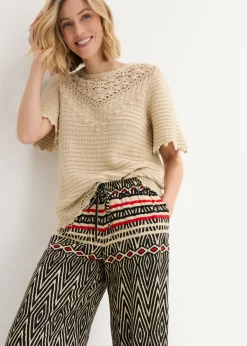 Online Pantalón Marlene de viscosa fluida Mujer Tallas Pequeñas