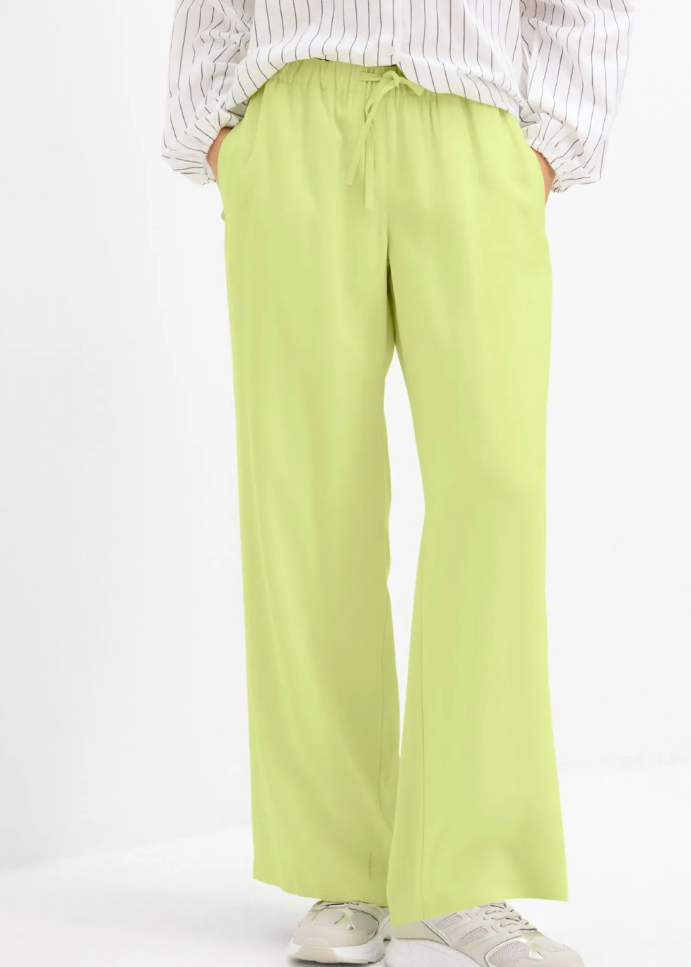 Outlet Pantalón Marlene de viscosa fluida Mujer Pantalones