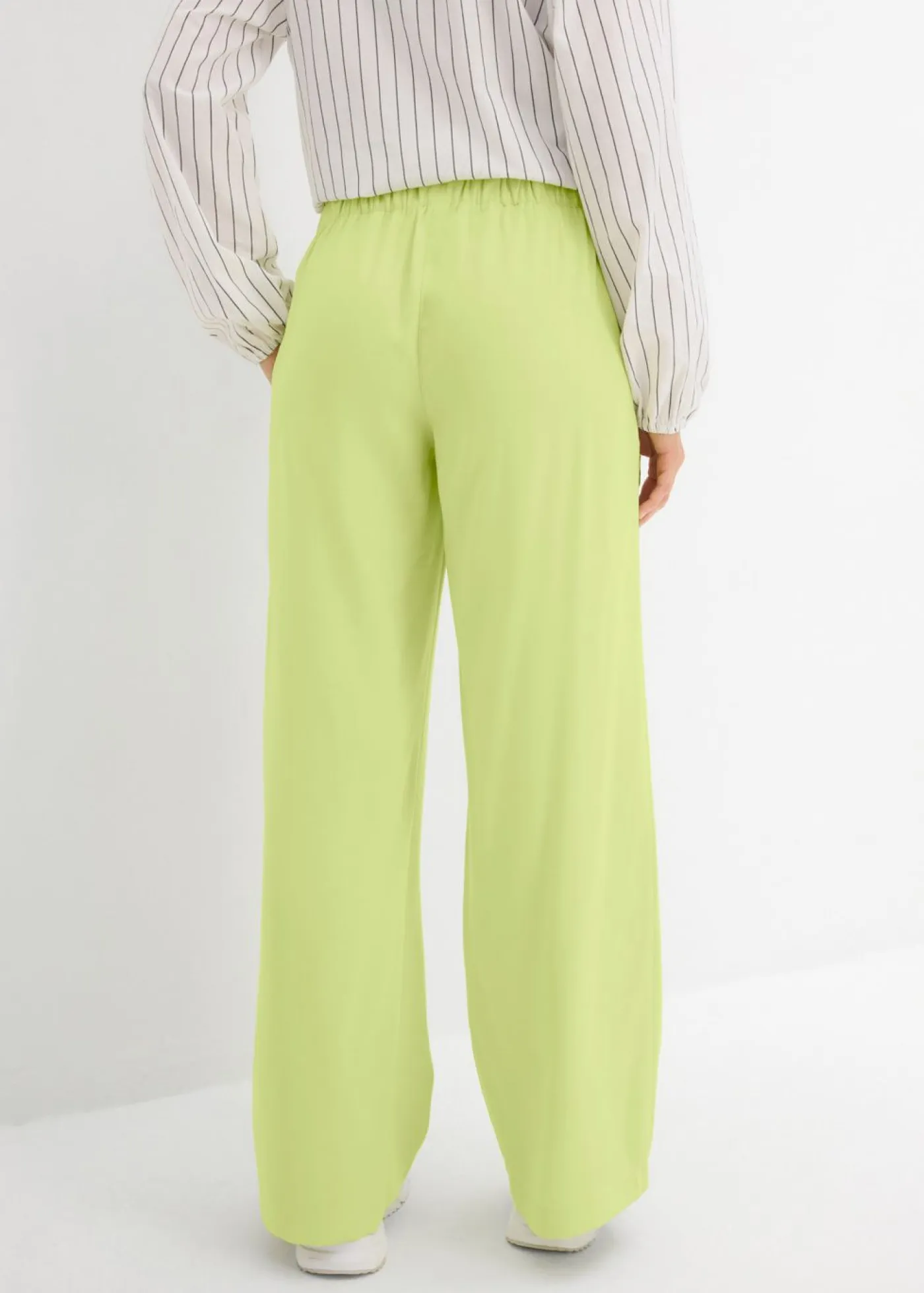 Outlet Pantalón Marlene de viscosa fluida Mujer Pantalones