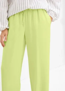 Outlet Pantalón Marlene de viscosa fluida Mujer Pantalones