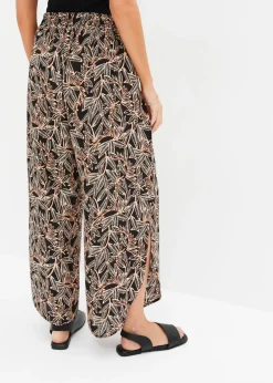 Best Pantalón palazzo con abertura Mujer Pantalones