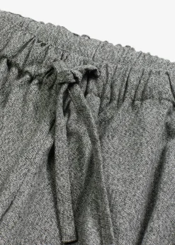 Outlet Pantalón palazzo con aspecto de lana Mujer Pantalones
