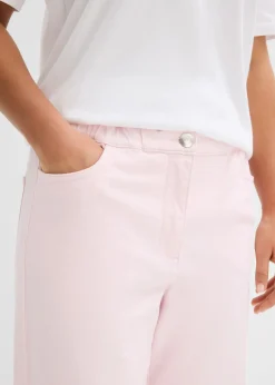 Clearance Pantalón palazzo con cinturilla cómoda y talle alto Mujer Pantalones|Novedades