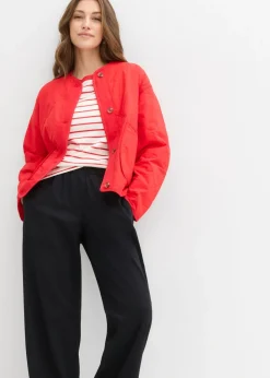 Outlet Pantalón palazzo con cintura cómoda Mujer Pantalones