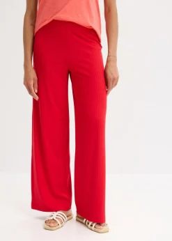 New Pantalón palazzo con cintura cómoda Mujer Pantalones