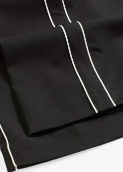 Outlet Pantalón palazzo con rayas decorativas Mujer Pantalones