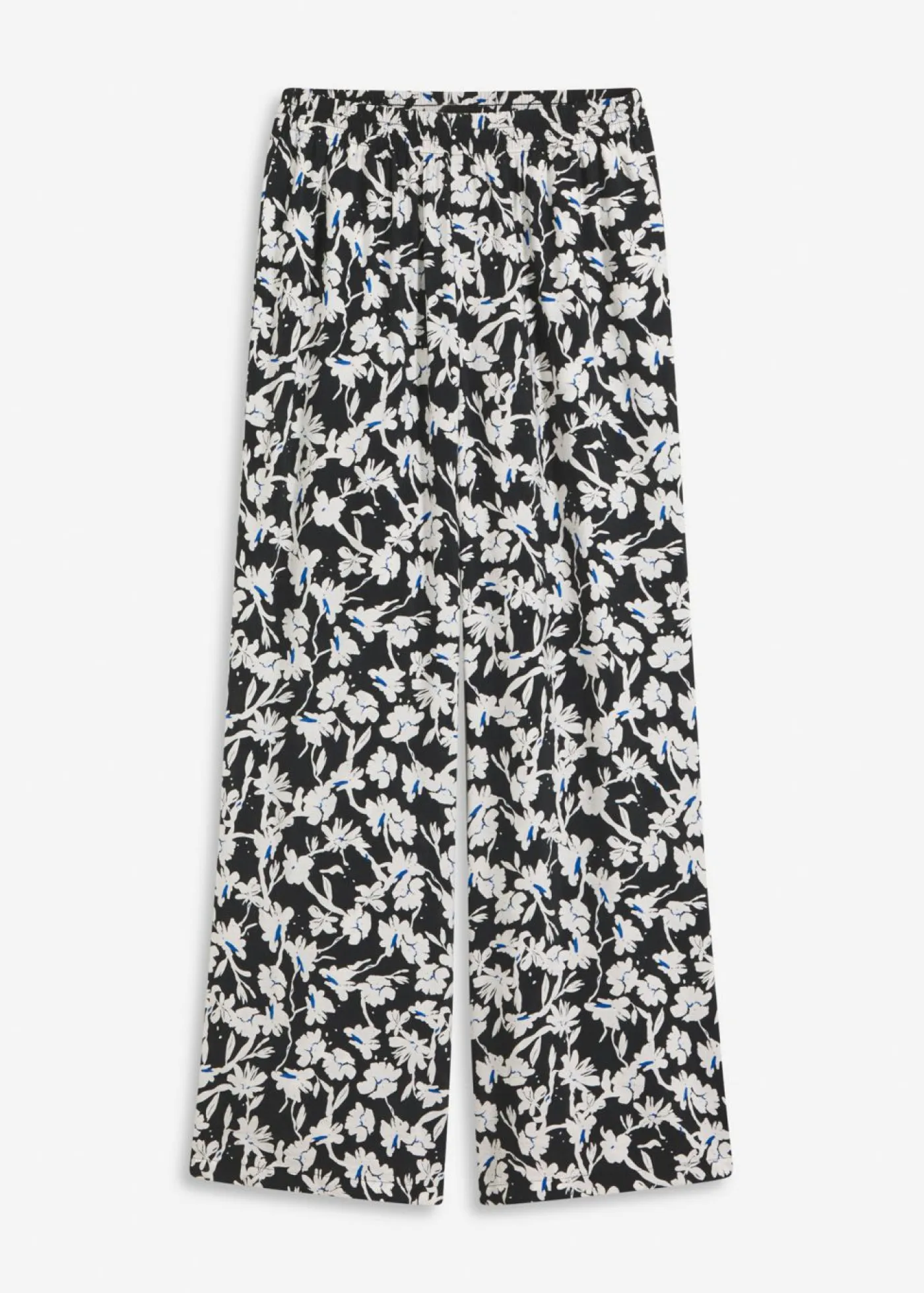 Clearance Pantalón palazzo de material estructurado Mujer Pantalones