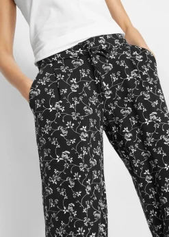 Sale Pantalón palazzo de mezcla de viscosa Mujer Pantalones