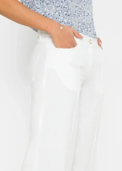 Discount Pantalón palazzo de mezcla de lino Mujer Pantalones