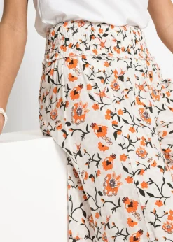 Pantalón Palazzo de viscosa fluida Mujer Pantalones|Tallas Pequeñas