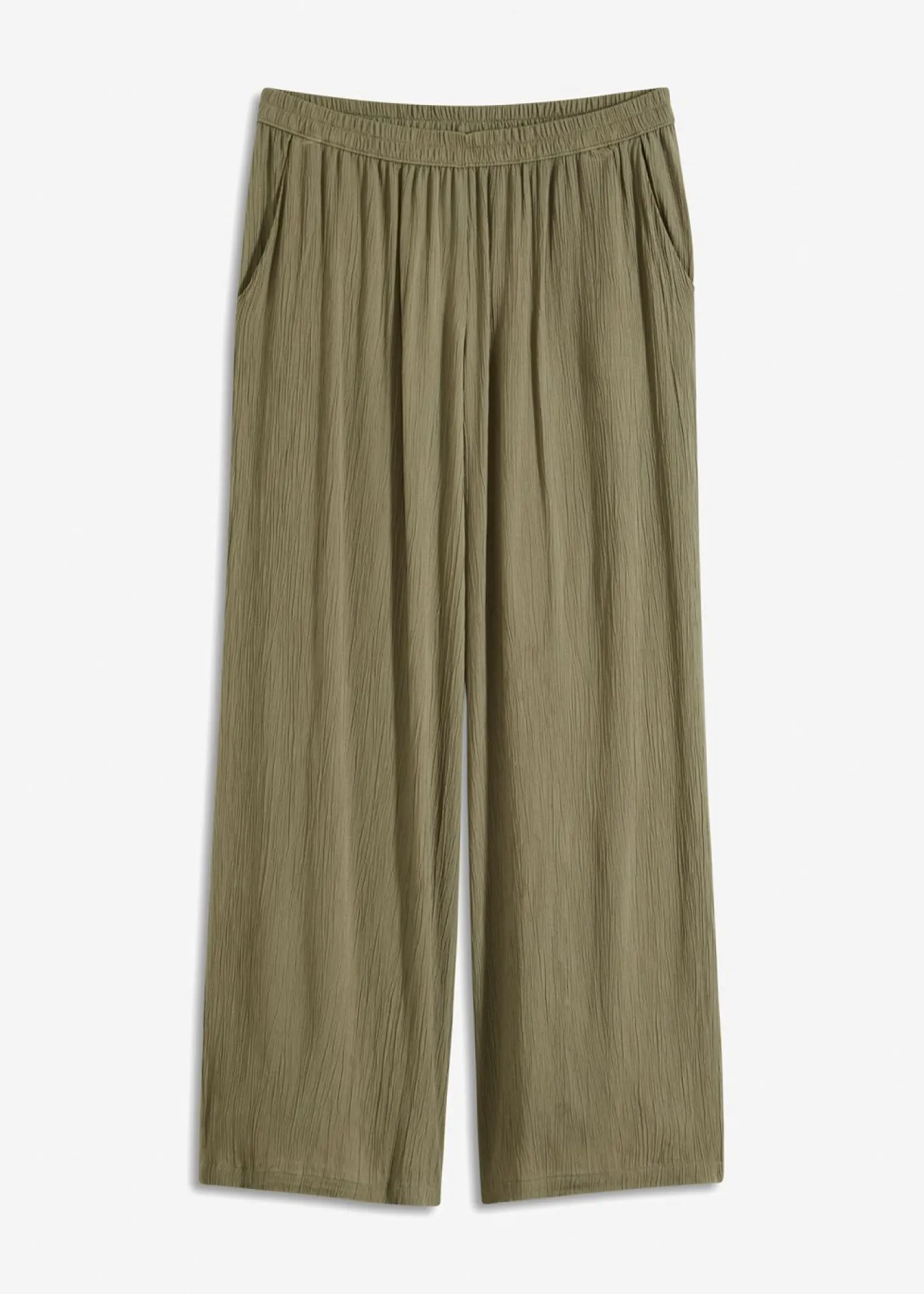 Discount Pantalón Palazzo de viscosa suave Mujer Pantalones