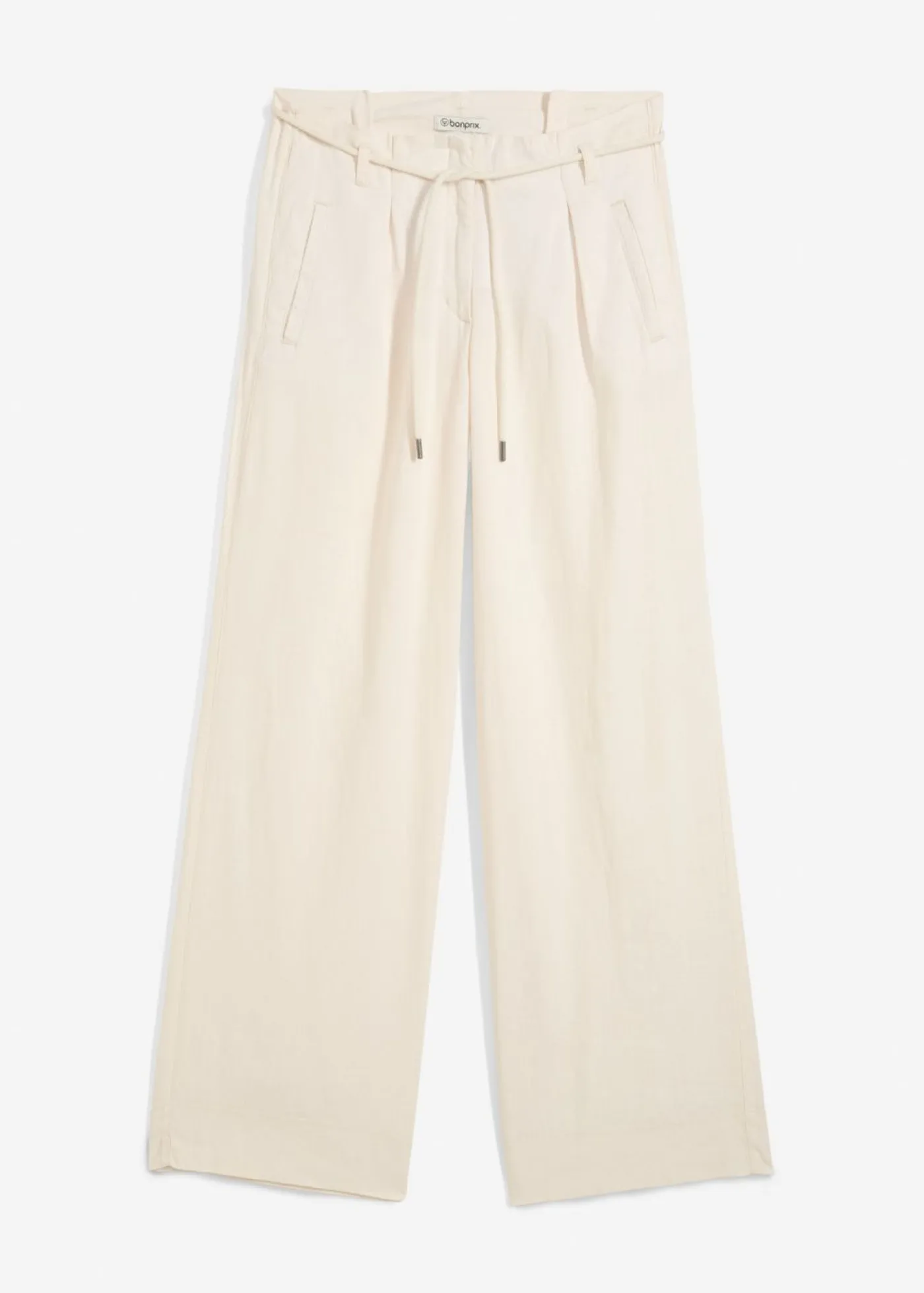 Clearance Pantalón paperbag de ligera mezcla de lino Mujer Pantalones
