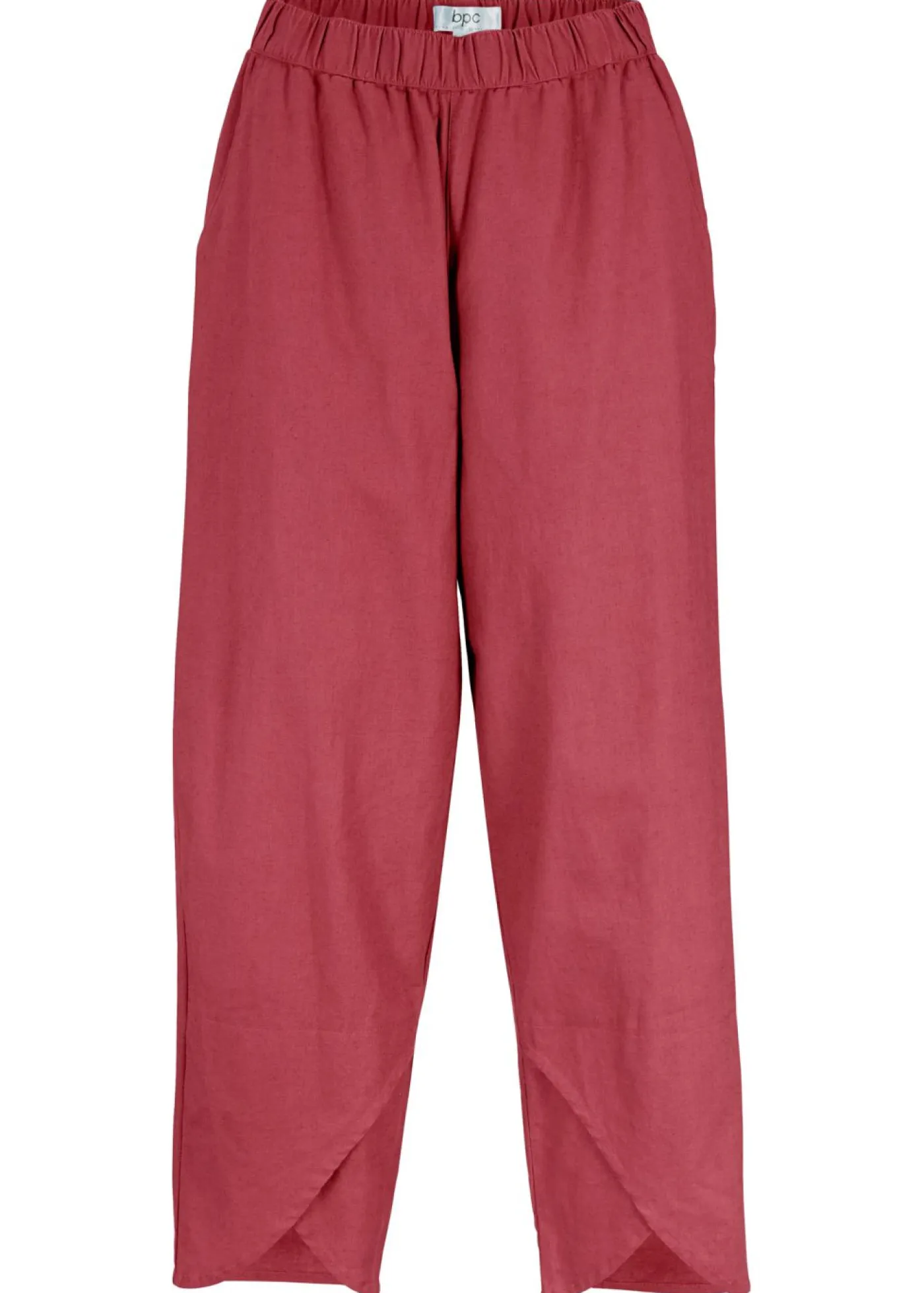 Online Pantalón pirata de mezcla de lino ligero Mujer Esenciales|Pantalones