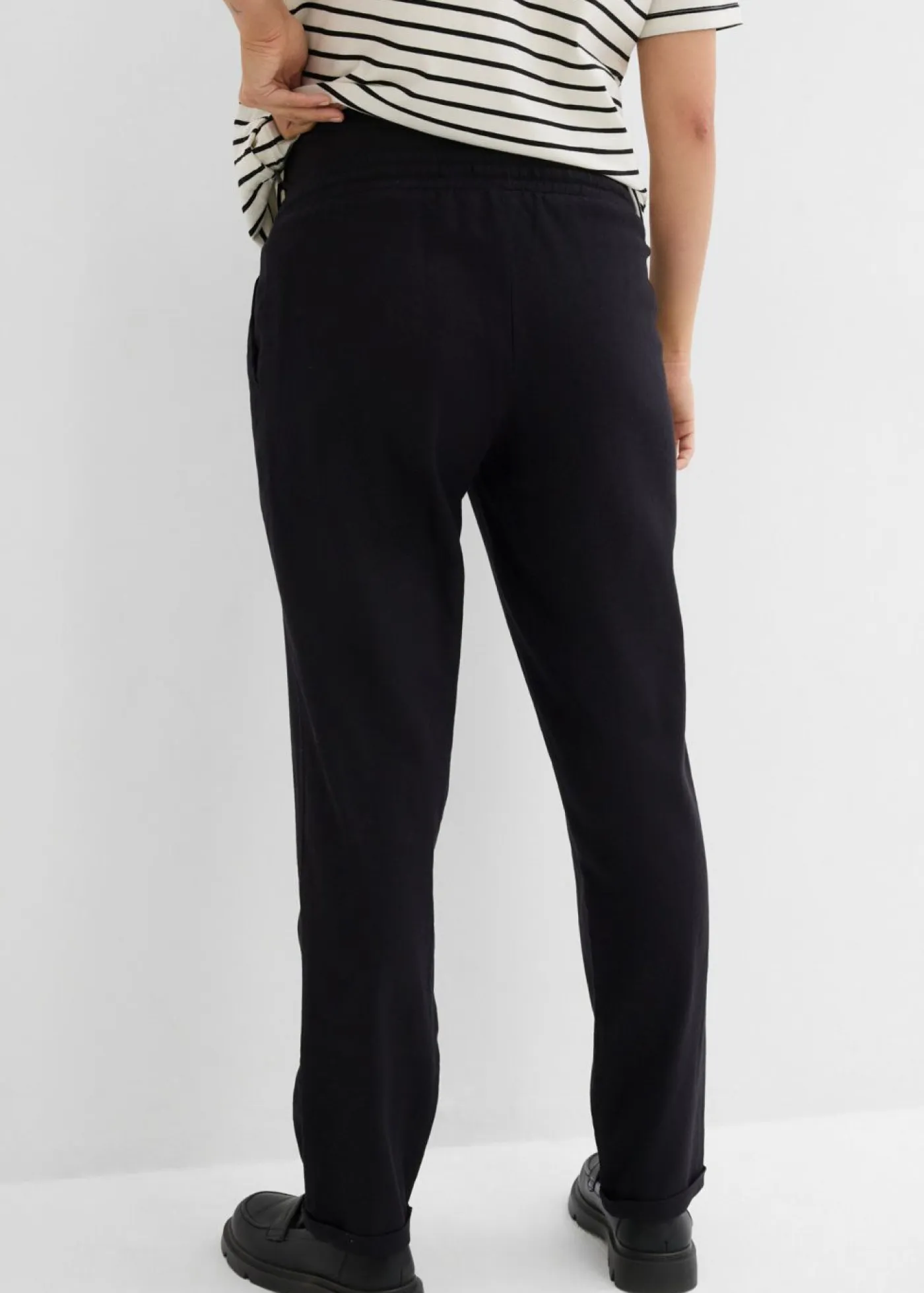 New Pantalón premamá de lino con pernera recta Mujer Premamá