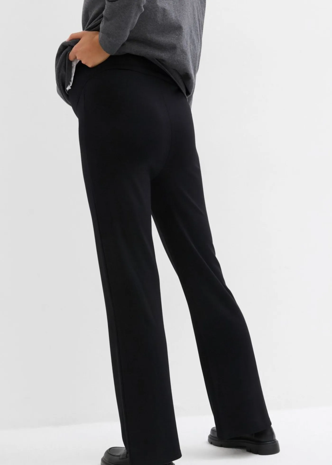 New Pantalón premamá de Punto di Roma con perneras ligeramente acampanadas Mujer Premamá