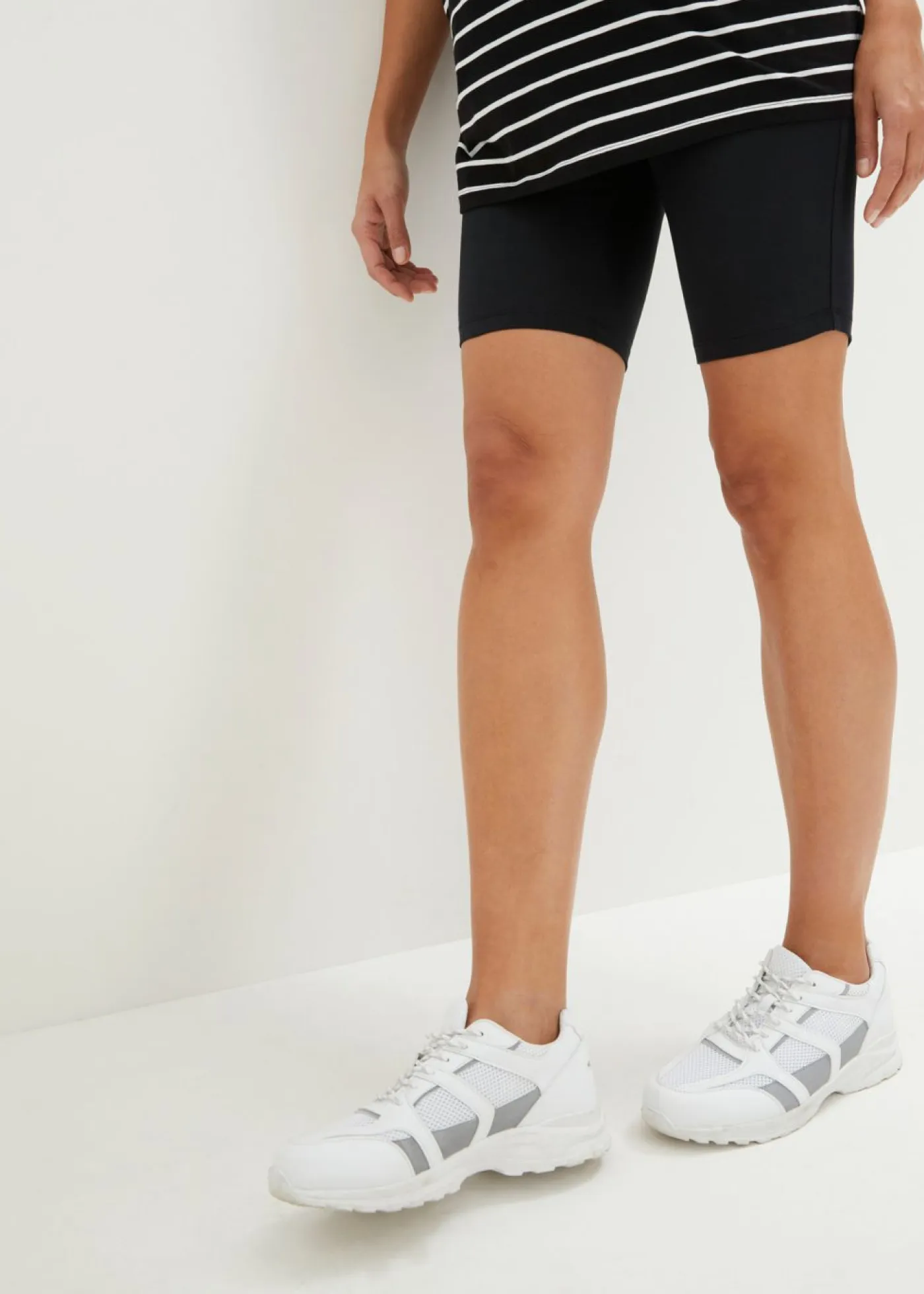 Hot Pantalón premamá estilo ciclista de algodón orgánico (2 unidades) Mujer Shorts Moldeadores|Premamá