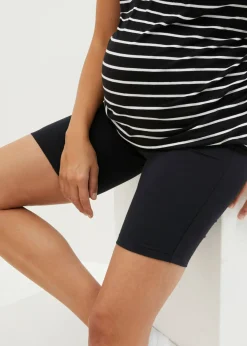 Hot Pantalón premamá estilo ciclista de algodón orgánico (2 unidades) Mujer Shorts Moldeadores|Premamá