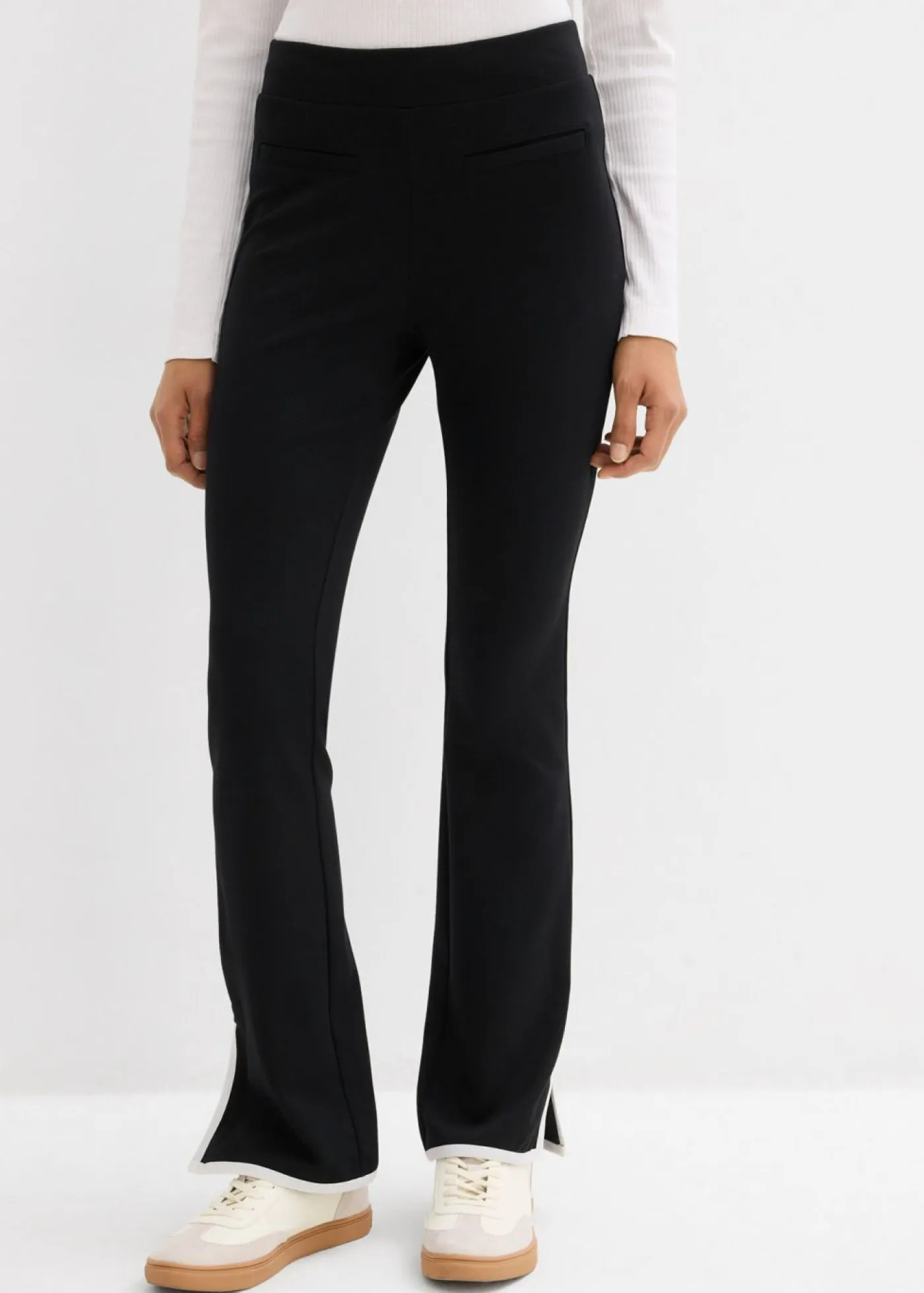 Sale Pantalón Punto di Roma con abertura Mujer Esenciales|Pantalones