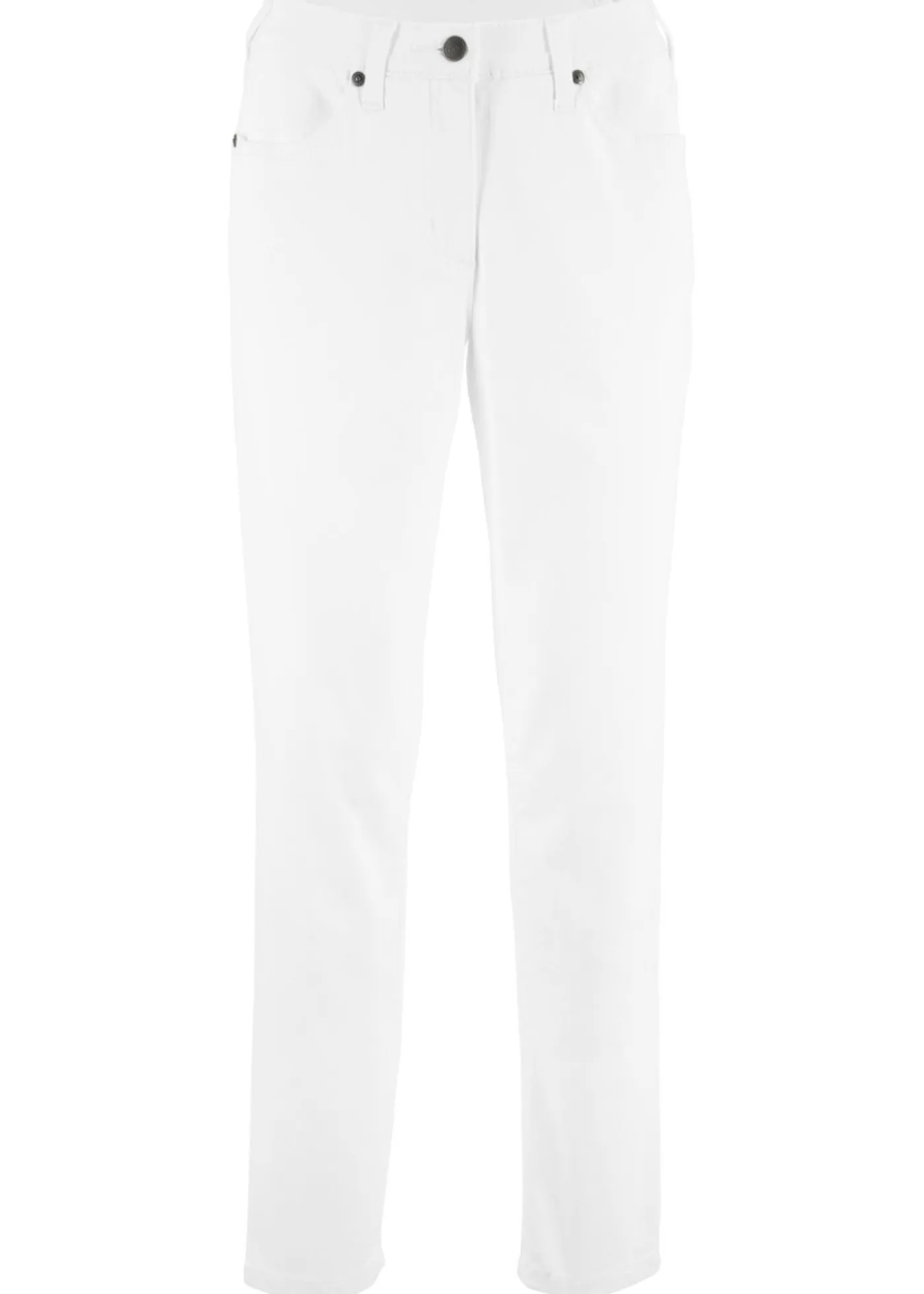 Hot Pantalón recto cómodo con elástico Mujer Pantalones