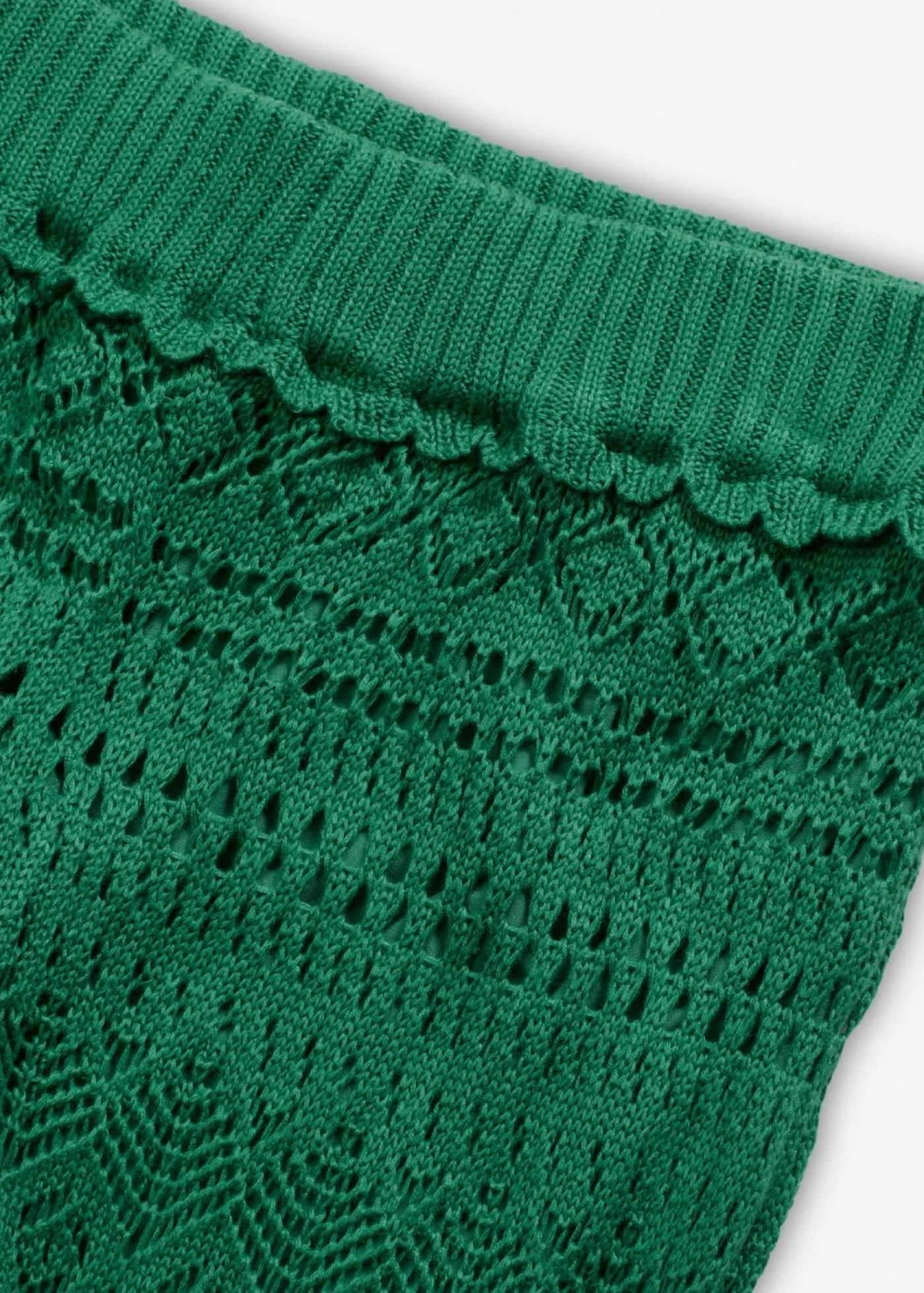 Online Pantalón sin cierre con patrón de punto calado Mujer Pantalones