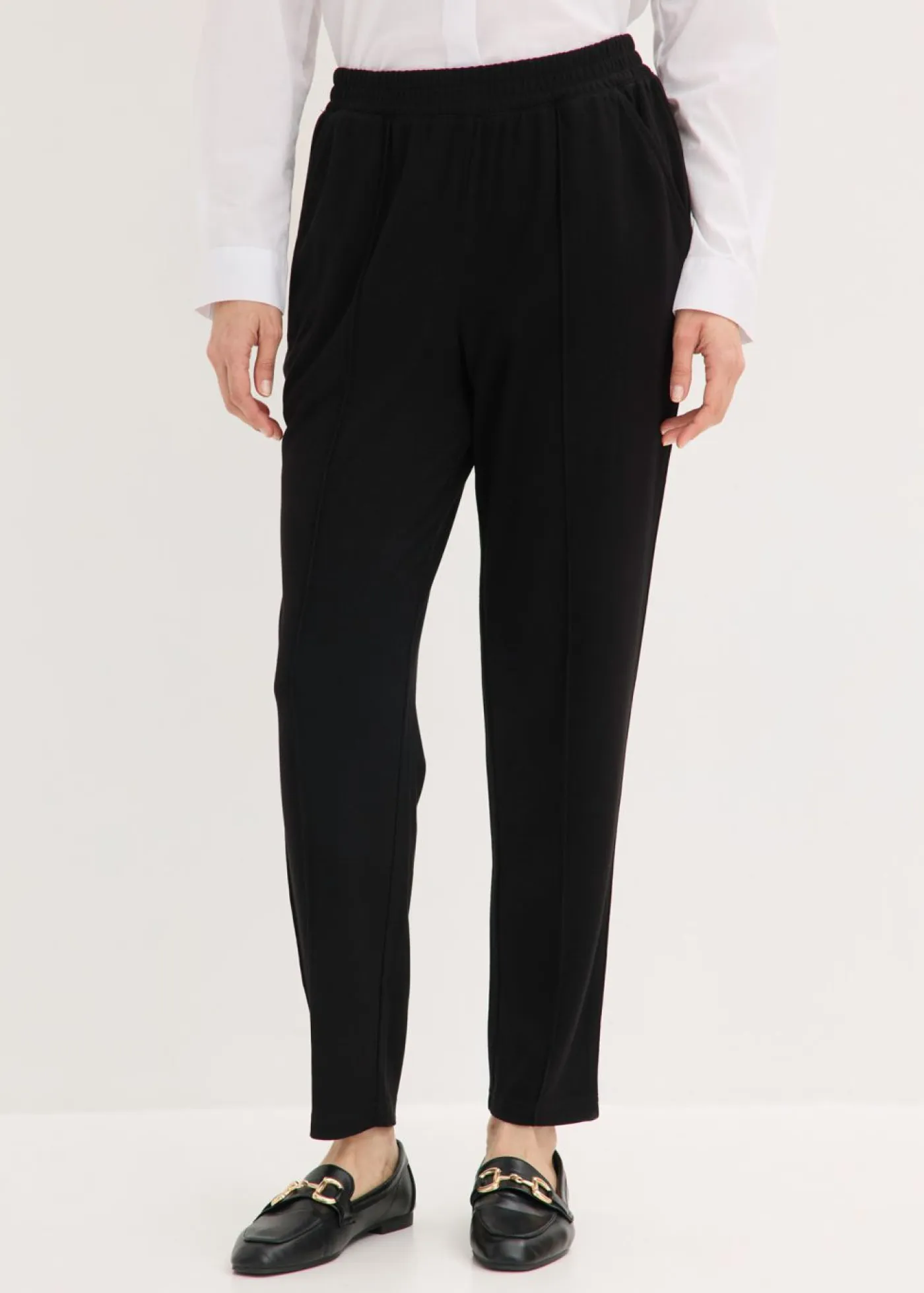 Sale Pantalón sin cierre con ribete Mujer Pantalones