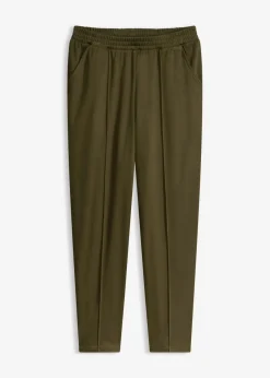 Hot Pantalón sin cierre con ribete Mujer Pantalones