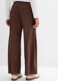 Online Pantalón sin cierre de ante sintético Mujer Pantalones