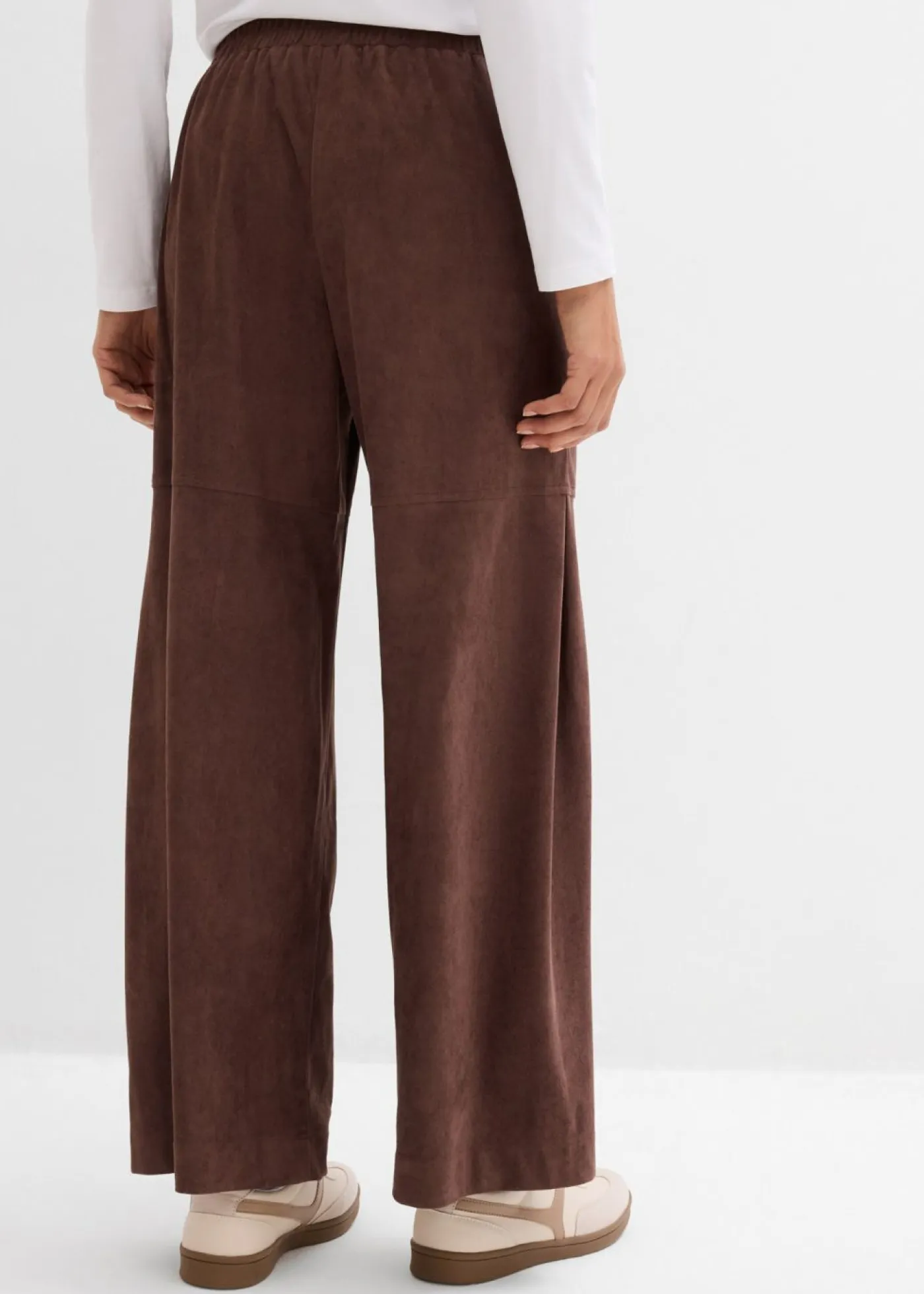 Online Pantalón sin cierre de ante sintético Mujer Pantalones
