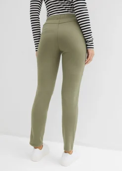 Outlet Pantalón sin cierre de cómodo tejido Punto di Roma Mujer Pantalones|Novedades