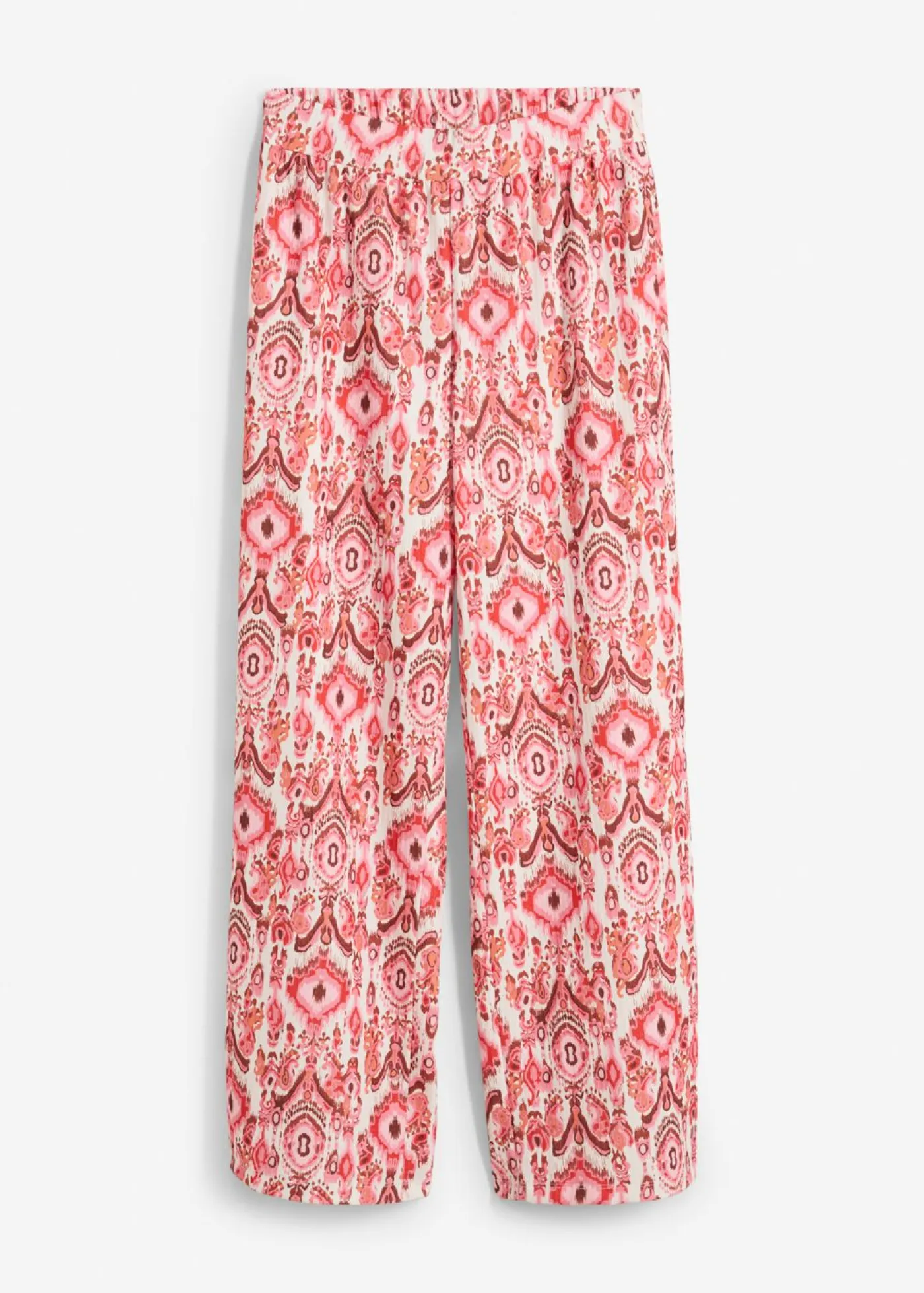 Outlet Pantalón sin cierre de crepé estructurado Mujer Pantalones