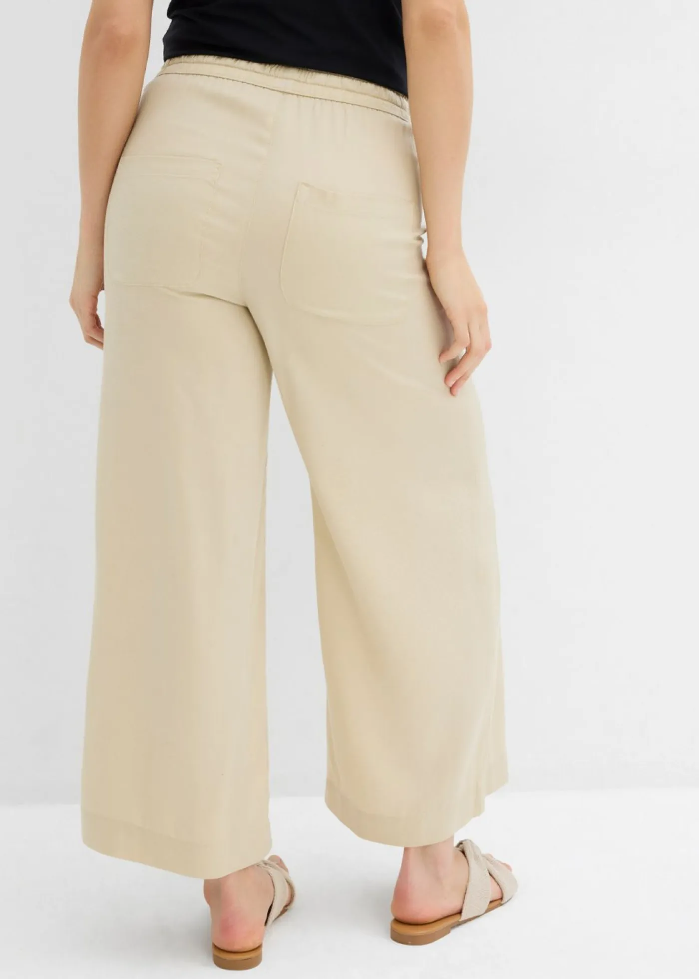 Best Pantalón sin cierre de lyocell 7/8 Mujer Pantalones
