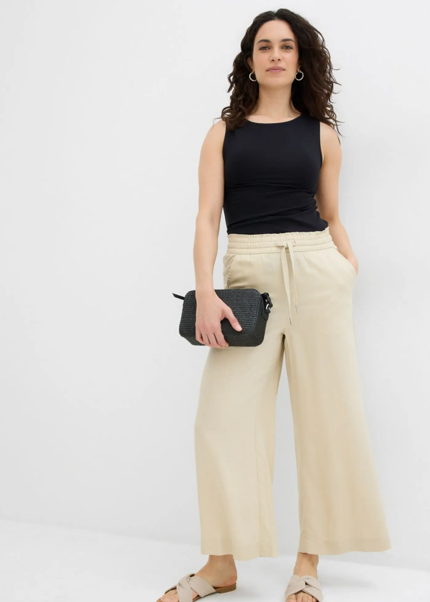 Best Pantalón sin cierre de lyocell 7/8 Mujer Pantalones