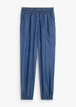 Best Pantalón sin cierre de lyocell fluido Mujer Pantalones
