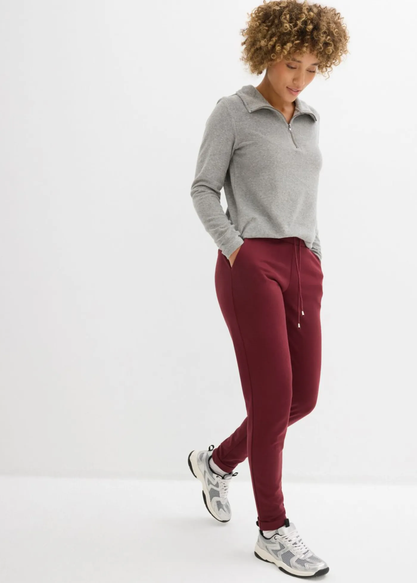 Sale Pantalón sin cierre de mezcla de viscosa Mujer Pantalones|Novedades