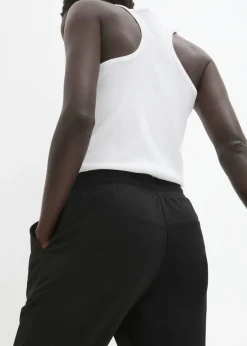 Clearance Pantalón sin cierre de mezcla de viscosa Mujer Pantalones|Novedades