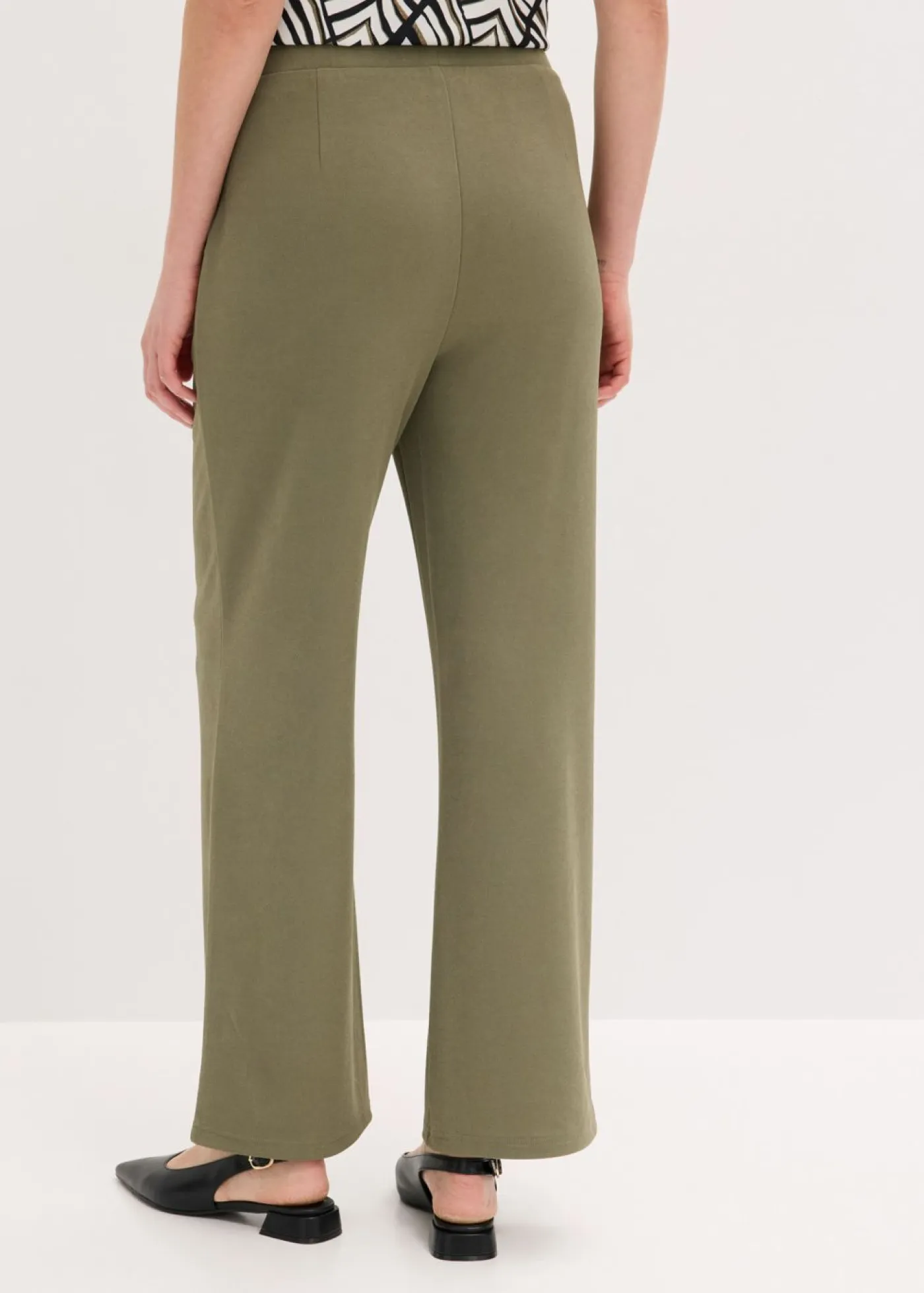 Discount Pantalón sin cierre de tejido interlock resistente Mujer Pantalones|Novedades