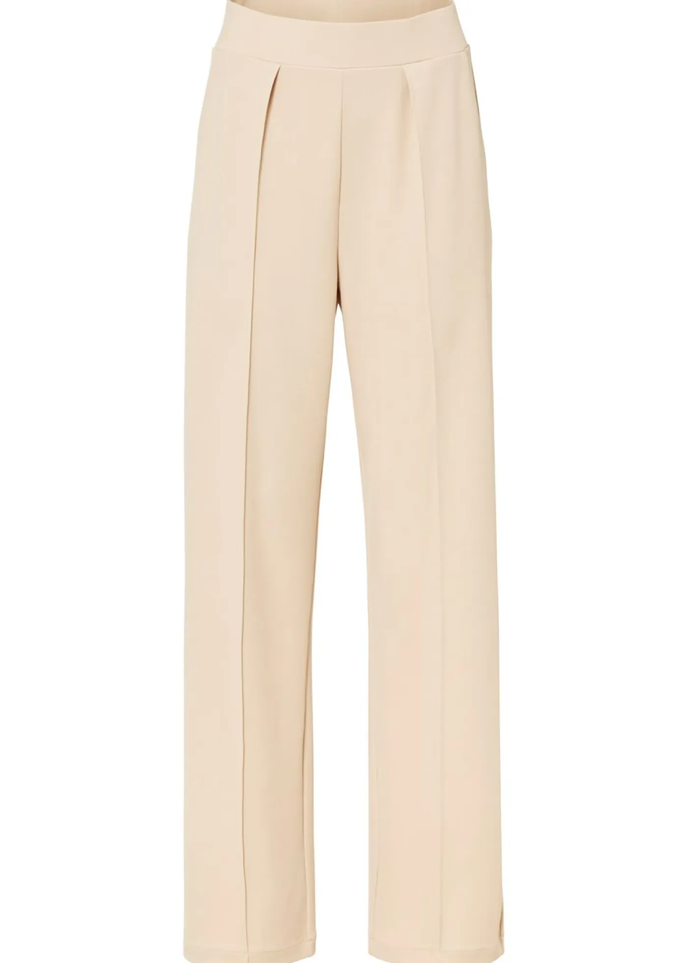 Online Pantalón sin cierre de tejido interlock resistente Mujer Pantalones|Novedades