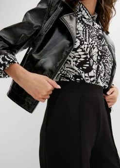 Sale Pantalón sin cierre de tejido interlock resistente Mujer Pantalones|Novedades
