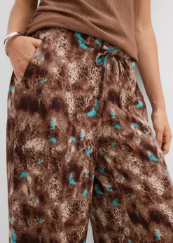 Discount Pantalón sin cierre de viscosa fluida Mujer Pantalones