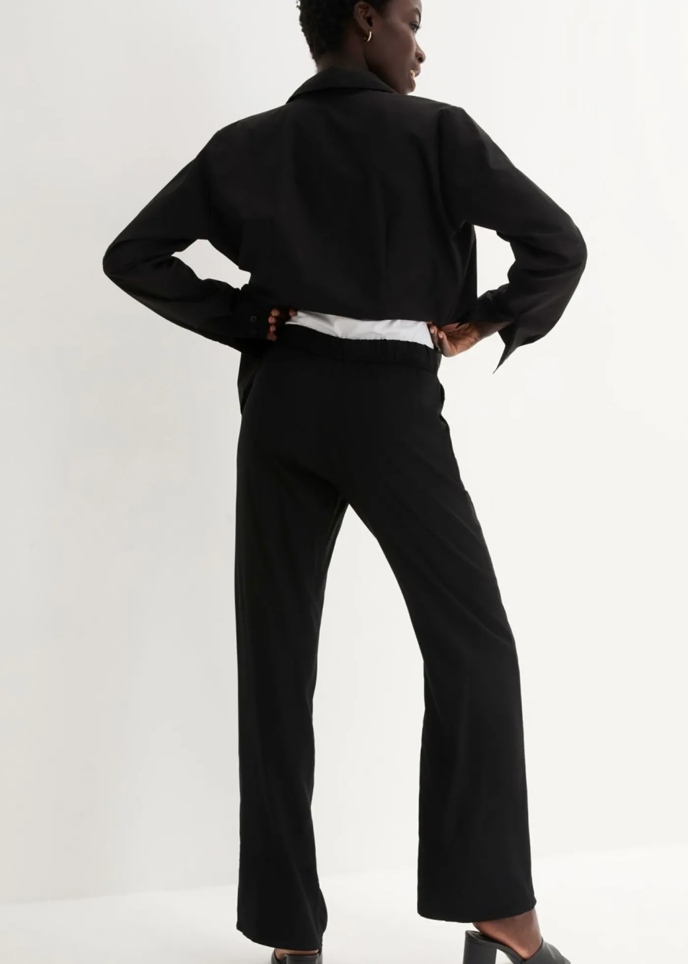 Best Pantalón sin cierre de viscosa Mujer Pantalones
