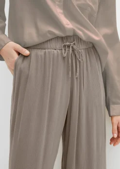 Clearance Pantalón sin cierre de viscosa Mujer Pantalones|Tallas Pequeñas