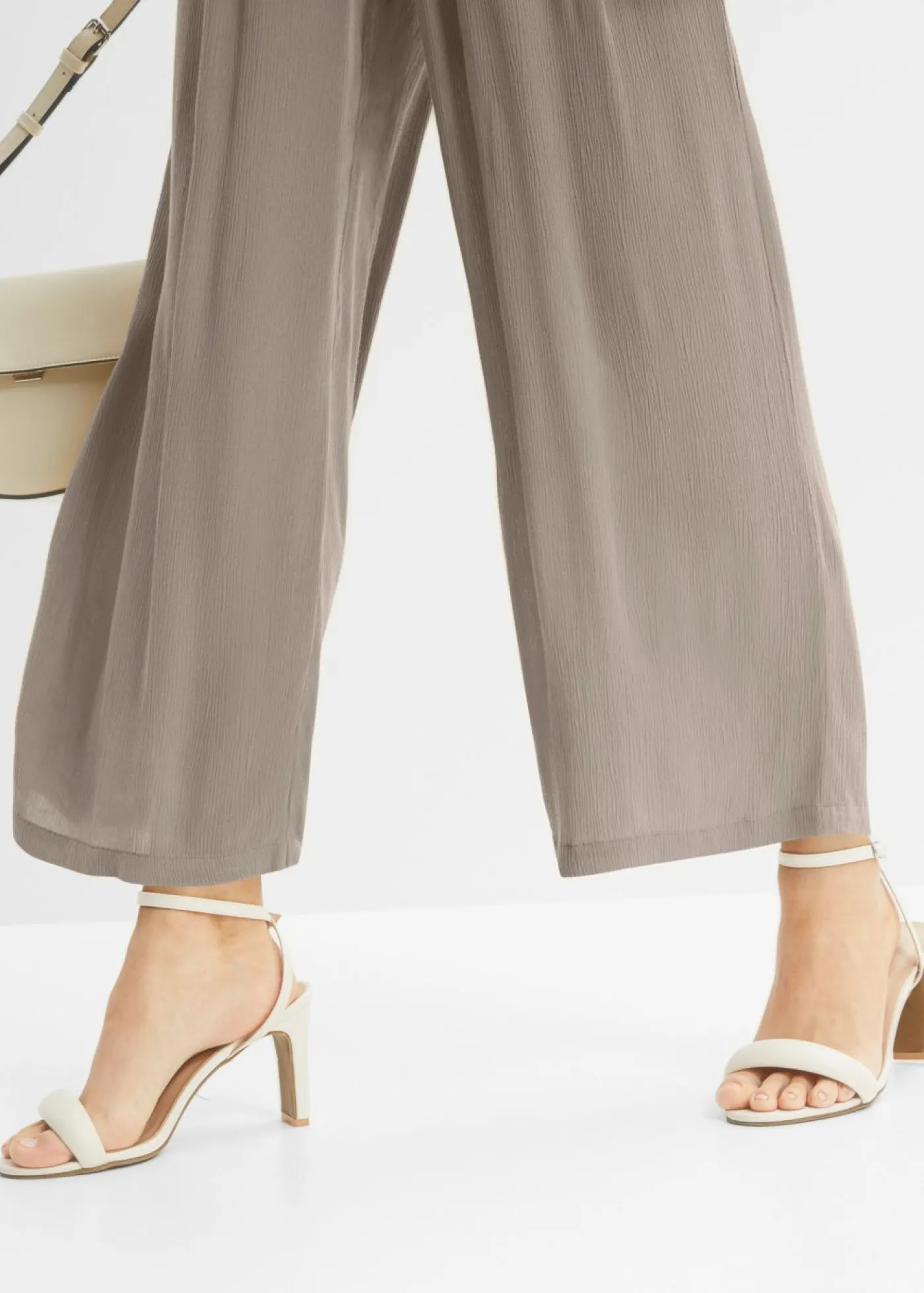 Clearance Pantalón sin cierre de viscosa Mujer Pantalones|Tallas Pequeñas